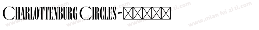 Charlottenburg Circles字体转换